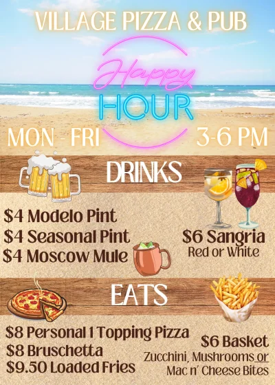 CVILLE HAPPY HOUR